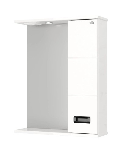 Комплект мебели белый глянец 55 см Onika Балтика 105552 + 1WH302126 + 205846