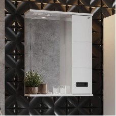 Комплект мебели белый глянец 55 см Onika Балтика 105552 + 1WH302126 + 205846