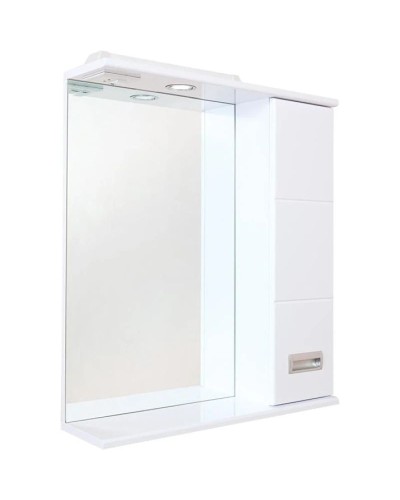 Комплект мебели белый глянец 55 см Onika Балтика 105521 + 1WH302126 + 205816