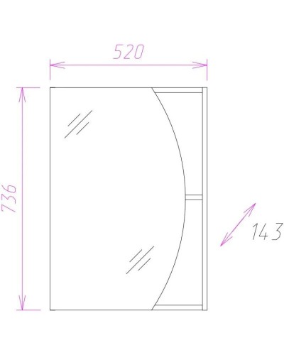 Комплект мебели венге луизиана/бодега 52 см Onika Дуэт 105201 + 1.3120.1.S00.11B.0 + 205207