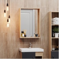 Комплект мебели дуб сонома/серый матовый 50 см Onika Милтон 105035 + 4630055557578 + 204803