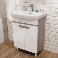 Комплект мебели белый глянец/кастелло 50 см Onika Тимбер 105033 + UM-CAR50/1 + 205216