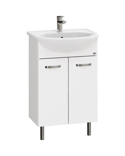 Комплект мебели белый глянец 51 см Onika Коралл 105032 + 4620008192758 + 205023