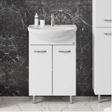 Комплект мебели белый глянец 51 см Onika Коралл 105032 + 4620008192758 + 205023