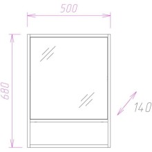 Комплект мебели ясень таормина 50 см Onika Натали 105016 + 4630055557578 + 205013