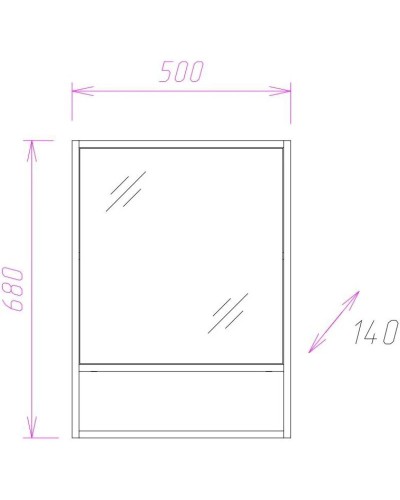 Комплект мебели ясень таормина 50 см Onika Натали 105016 + 4630055557578 + 205013