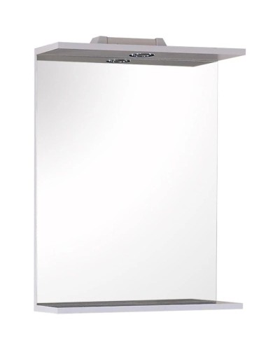 Комплект мебели белый матовый 52 см Onika Омега 105015 + 1.3120.1.S00.11B.0 + 205206