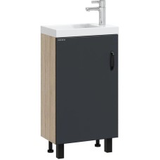 Комплект мебели дуб сонома/серый матовый 45,5 см Onika Тимбер 104509 + 4640021065907 + 204803