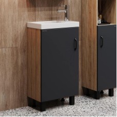 Комплект мебели дуб сонома/серый матовый 45,5 см Onika Тимбер 104509 + 4640021065907 + 204803