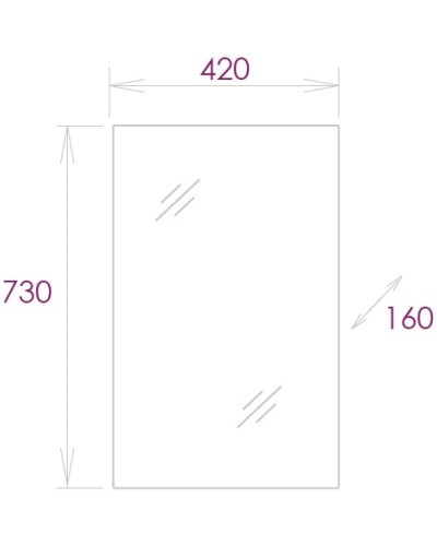 Комплект мебели белый глянец 40 см Onika Милтон 104007 + UM-COM40/1 + 204201