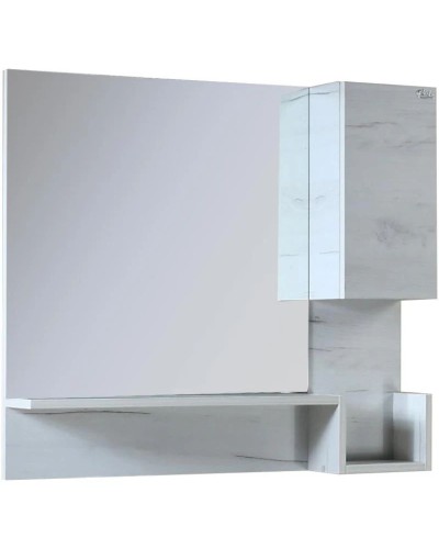 Комплект мебели дуб крафт белый 81 см Onika Санторини 108043 + 4640021065198 + 208089