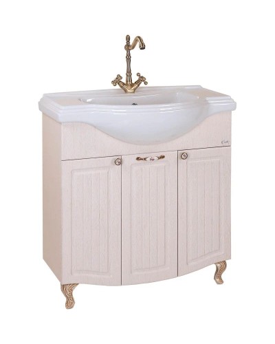 Комплект мебели белое дерево 81 см Onika Арно 108035 + 4620008198941 + 208085