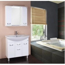 Комплект мебели белый глянец 81,3 см Onika Балтика 108023 + 1WH501524 + 208024