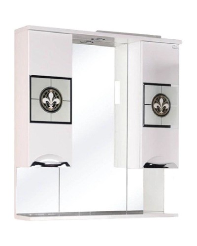 Комплект мебели белый глянец 79,5 см Onika Флорена 108021 + UM-ERI80/1 + 207802