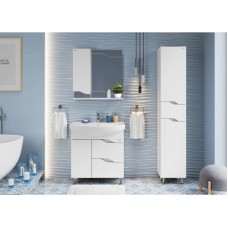 Комплект мебели белый глянец 76 см Onika Веронэлла 107514 + 4620008197470 + 207521