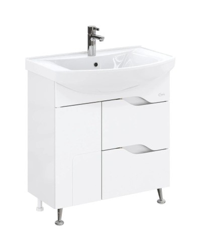 Комплект мебели белый глянец 76 см Onika Веронэлла 107514 + 4620008197470 + 207521