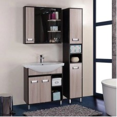 Комплект мебели венге луизиана/ясень шимо светлый 76 см Onika Гамма 107511 + 4620008197371 + 207518