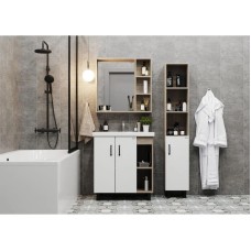 Комплект мебели дуб сонома/белый матовый 71 см Onika Тимбер 107056 + 4620008197746 + 207045