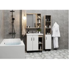 Комплект мебели дуб сонома/белый матовый 71 см Onika Тимбер 107056 + 4620008197746 + 207045