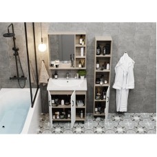 Комплект мебели дуб сонома/белый матовый 71 см Onika Тимбер 107056 + 4620008197746 + 207045