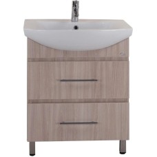 Комплект мебели ясень шимо светлый 71,5 см Onika Дельта 107032 + 1WH207776 + 207020