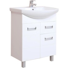 Комплект мебели белый глянец 71,5 см Onika Балтика 107025 + 1WH207776 + 206701