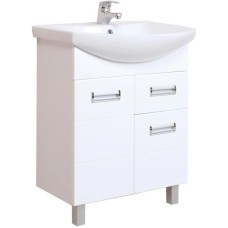 Комплект мебели белый глянец 71,5 см Onika Балтика 107025 + 1WH207776 + 206704