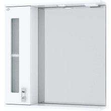 Комплект мебели белый глянец 70 см Onika Кристалл 107024 + UM-ERI70/1 + 206705