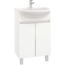 Комплект мебели белый глянец 61,5 см Onika Милтон 106146 + 4620008192772 + 205843