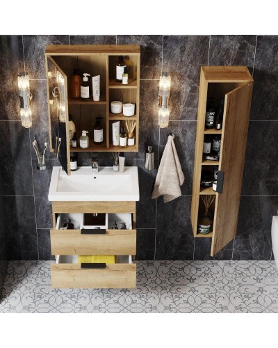 Комплект мебели дуб галифакс 60 см Onika Легран 106142 + UM-COM60/1 + 206071