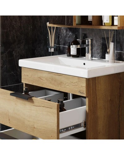 Комплект мебели дуб галифакс 60 см Onika Легран 106142 + UM-COM60/1 + 206071