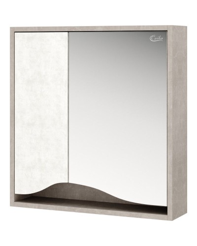 Комплект мебели светлый камень/бетон крем 60 см Onika Брендон 106138 + 1WH302421 + 206084