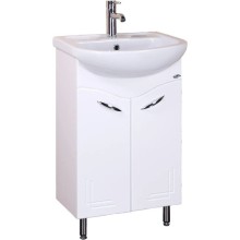 Комплект мебели белый глянец 50,3 см Onika Неаполь 105002 + 1WH110256 + 205003