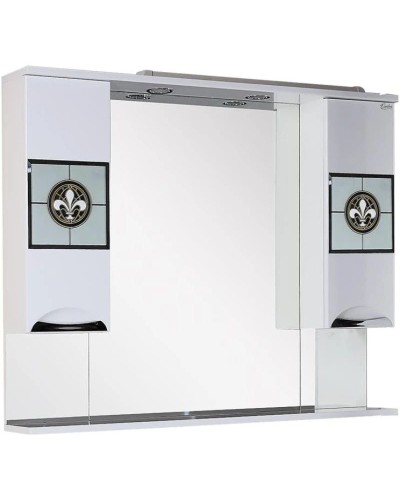 Комплект мебели белый глянец 106,5 см Onika Флорена 110504 + 4620008197388 + 210502