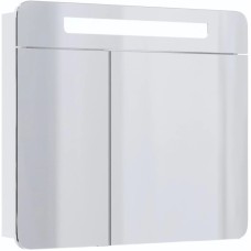 Комплект мебели белый глянец 80 см Onika Стрим 108055 + UM-COM80/1 + 208094