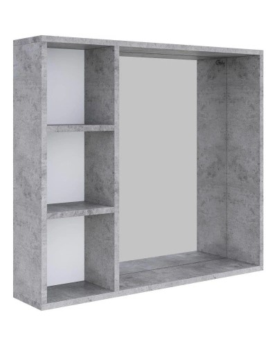 Комплект мебели бетон чикаго 80 см Onika Девис 108048 + 1WH302422 + 208093