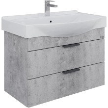 Комплект мебели бетон чикаго 80 см Onika Девис 108048 + 1WH302422 + 208093