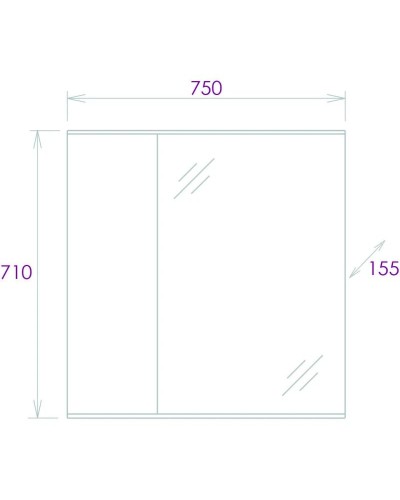 Комплект мебели мрамор/камень бетонный 76,5 см Onika Марбл 107517 + 4640021062210 + 207524