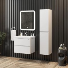 Комплект мебели белый глянец 70 см Onika Эвада 107059 + UM-COM70/1 + 206085