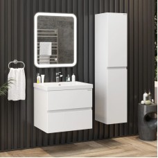 Комплект мебели белый глянец 70 см Onika Эвада 107059 + UM-COM70/1 + 206085