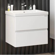 Комплект мебели белый глянец 70 см Onika Эвада 107059 + UM-COM70/1 + 206085