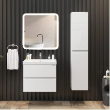 Комплект мебели белый глянец 70 см Onika Эвада 107059 + UM-COM70/1 + 207046