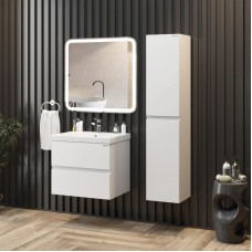 Комплект мебели белый глянец 70 см Onika Эвада 107059 + UM-COM70/1 + 207046