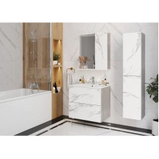 Комплект мебели мрамор/камень бетонный 66 см Onika Марбл 106548 + 4640021062203 + 206545