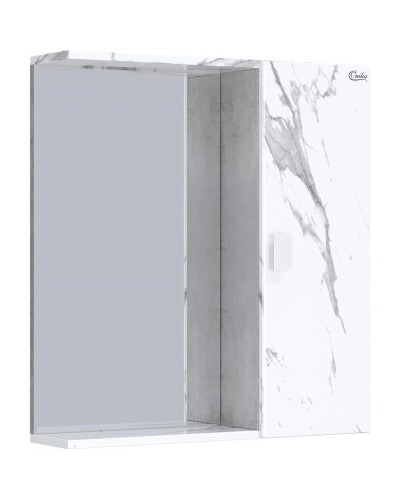 Комплект мебели мрамор/камень бетонный 66 см Onika Марбл 106548 + 4640021062203 + 206545