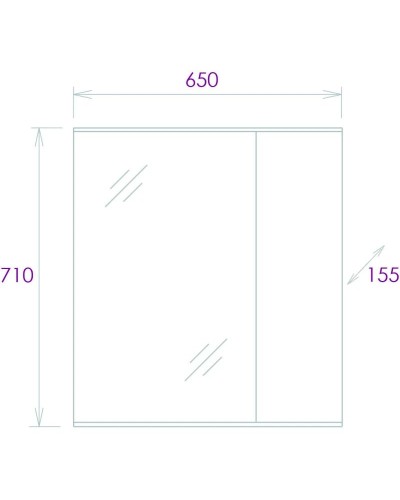 Комплект мебели мрамор/камень бетонный 66 см Onika Марбл 106548 + 4640021062203 + 206545