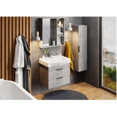Комплект мебели бетон чикаго 65 см Onika Девис 106546 + 1WH302501 + 206542