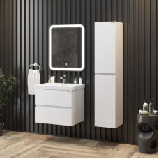 Комплект мебели белый глянец 60 см Onika Эвада 106145 + UM-COM60/1 + 206085