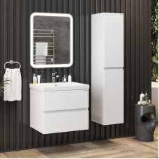 Комплект мебели белый глянец 60 см Onika Эвада 106145 + UM-COM60/1 + 206085