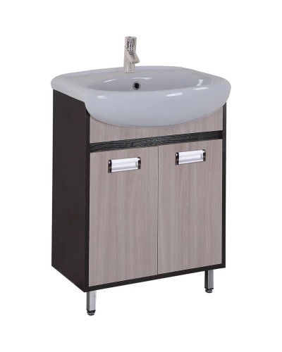 Комплект мебели венге луизиана/ясень шимо светлый 62 см Onika Гамма 106080 + UM-ERI60/1 + 205828